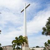 Central Florida Christian Academy Photo - CFCA Courtyard and Cross