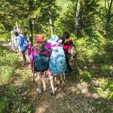 City Garden School Photo - We spend each Friday and two 3-week nature intensives outside. Students learn about science, physics, natural history, and more through outdoor play.