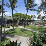 Punahou School Photo - Punahou`s 76-acre campus, located at the edge of Manoa Valley in Honolulu, is home to more than 50 educational and administrative buildings. Students in grades 9 - 12 attend most of their classes in lower campus, an area known as the Academy Quad (pictured here).