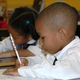 St. Augustine Catholic School Photo - Two students studying