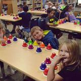 St. John Lutheran School Photo - Our First Grade music class plays desk bells!