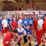 St. Matthew Catholic School Photo - Students enjoy working with the Indianapolis Colts NFL football team and their workshops.