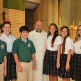 St. Rita School Photo - 7th grade Pinning Ceremony