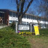 White Wing School Photo - Front of school